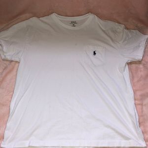 White Polo with Pocket